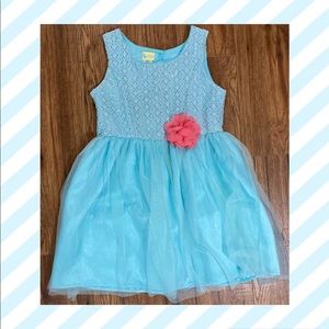 Girls Turquoise Dress (10/12)